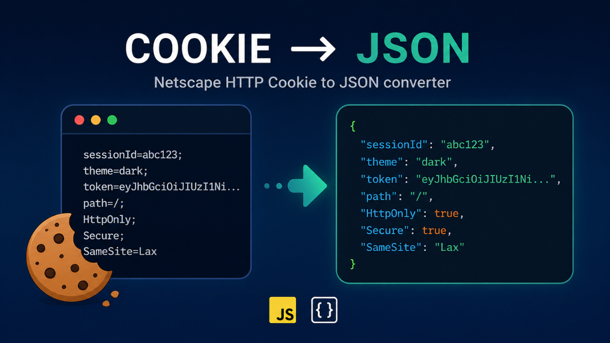 Netscape HTTP Cookie to JSON converter | WikiZell.com
